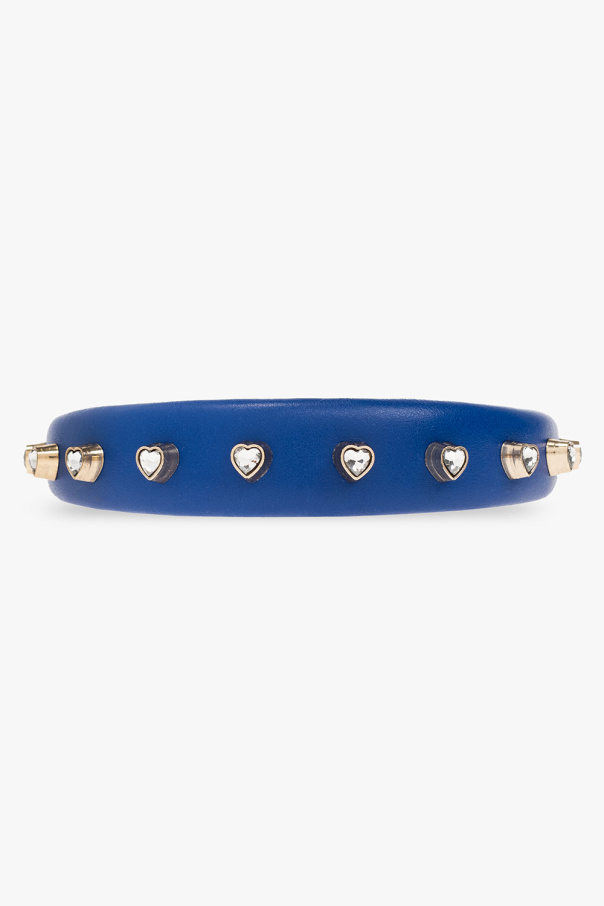 Red valentino pouch Leather headband
