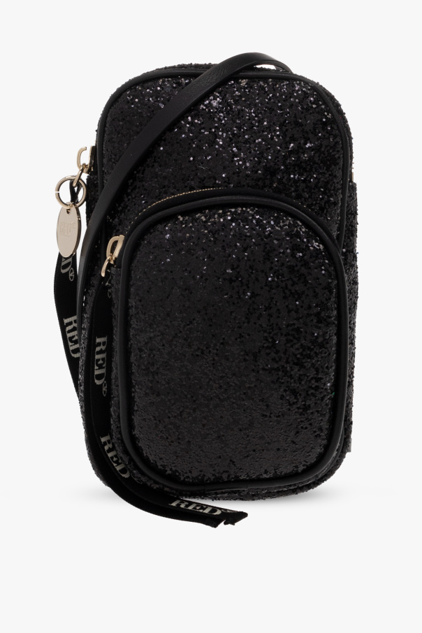 Red jewelry valentino Sequinned shoulder bag