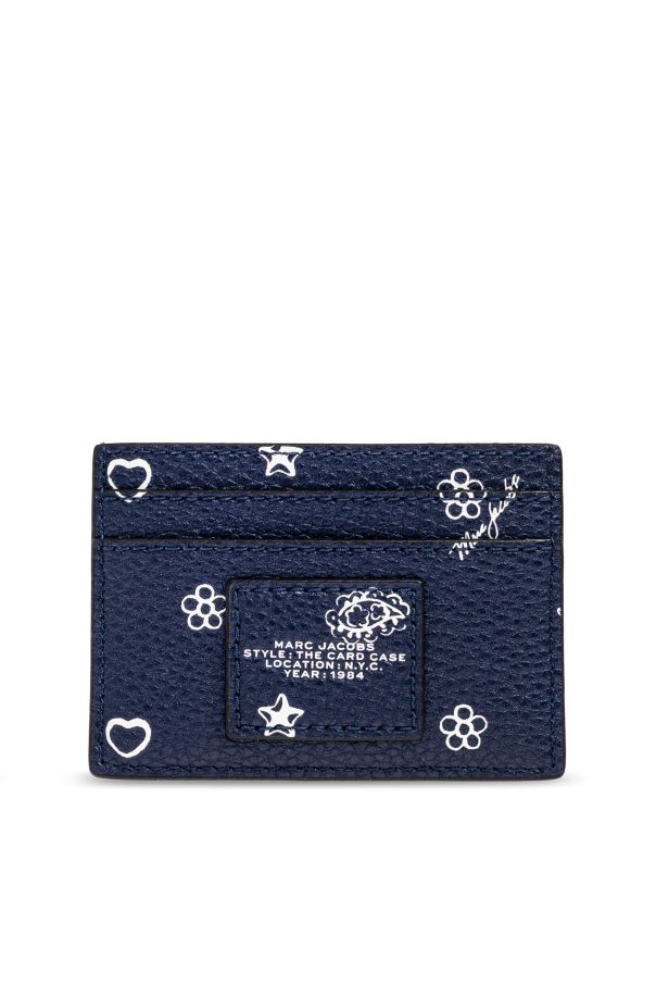 Marc Jacobs Estuche de cuero para tarjetas