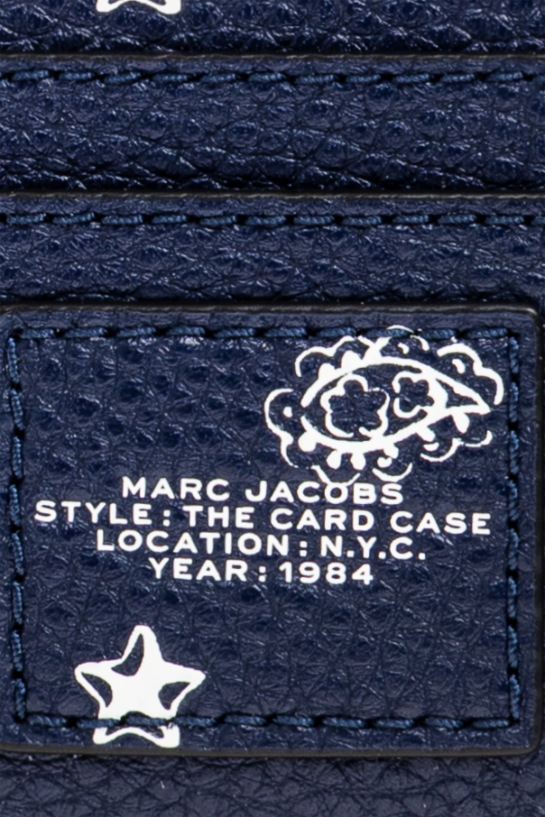 Marc Jacobs Estuche de cuero para tarjetas