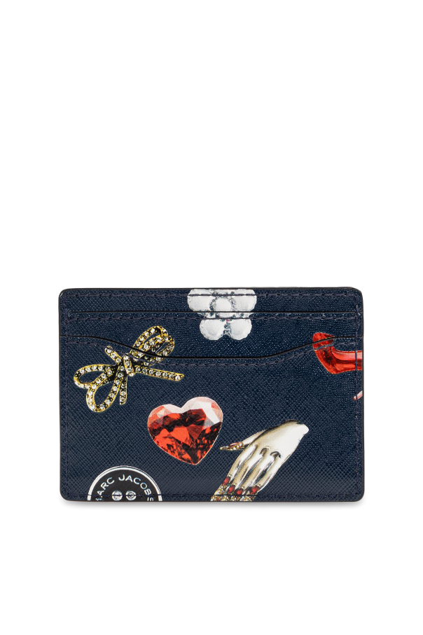 Marc Jacobs Funda de cuero para tarjetas
