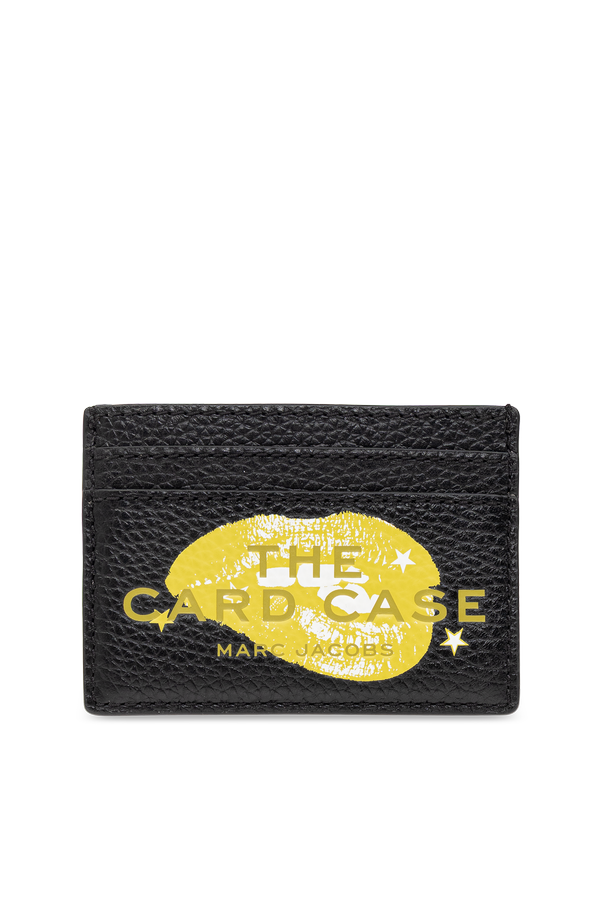 Leather card holder with logo od Marc Jacobs