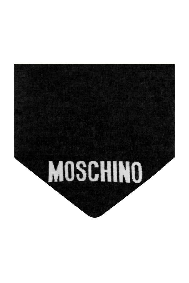 Shawl with logo od Moschino