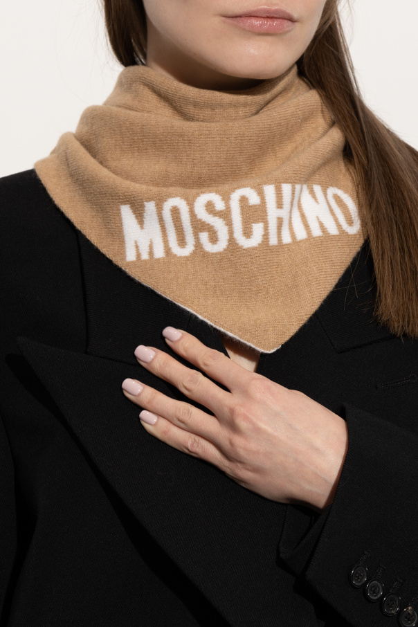 Moschino Shawl with logo