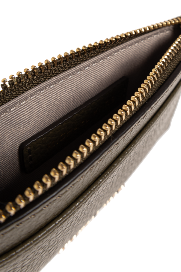 Michael Michael Kors Leather card holder with logo