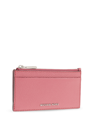 Michael Michael Kors Funda de tarjetas de cuero