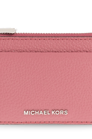 Michael Michael Kors Funda de tarjetas de cuero