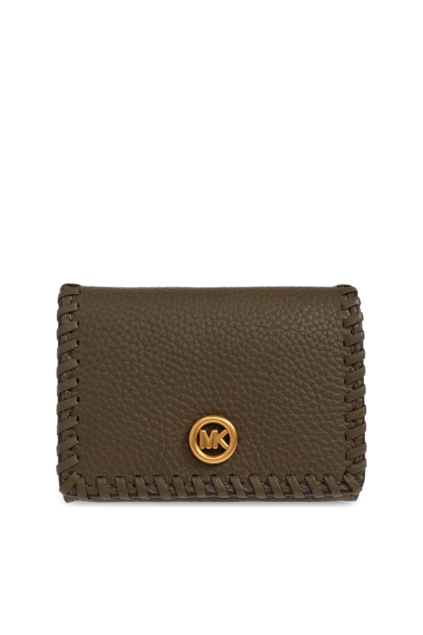 Leather wallet with logo od Michael Michael Kors