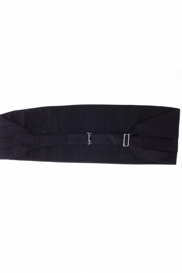 Emporio Armani Silk Tuxedo Belt