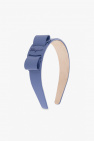 FERRAGAMO BLUE Leather headband