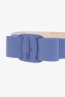 FERRAGAMO BLUE Leather headband