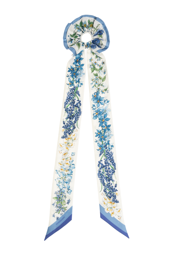 Silk hair scrunchie od FERRAGAMO