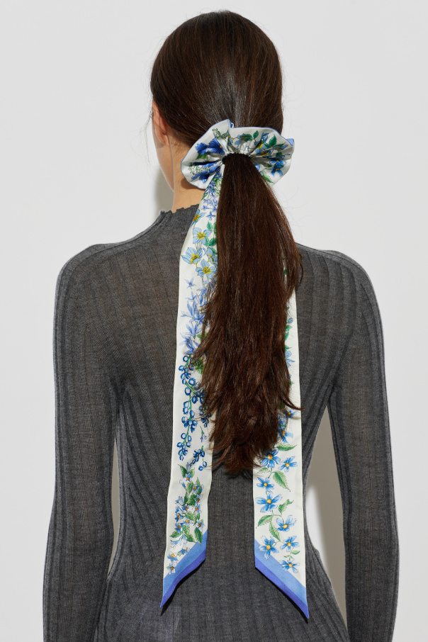 FERRAGAMO Silk hair scrunchie