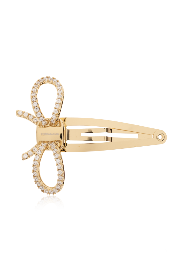 Hair clip with shimmering crystals od FERRAGAMO