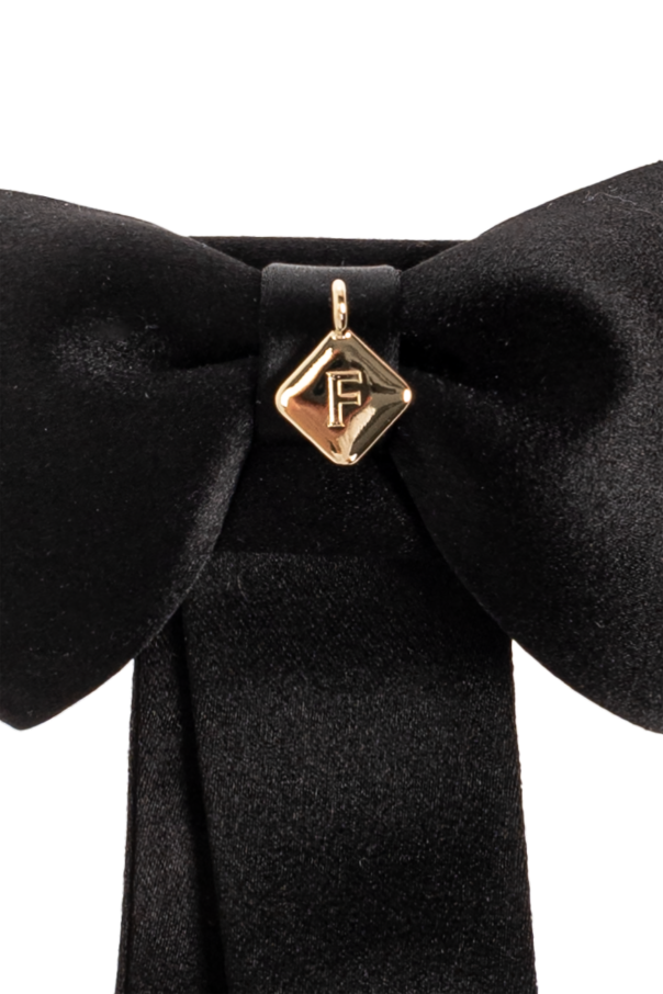 FERRAGAMO Satynowa spinka do włosów