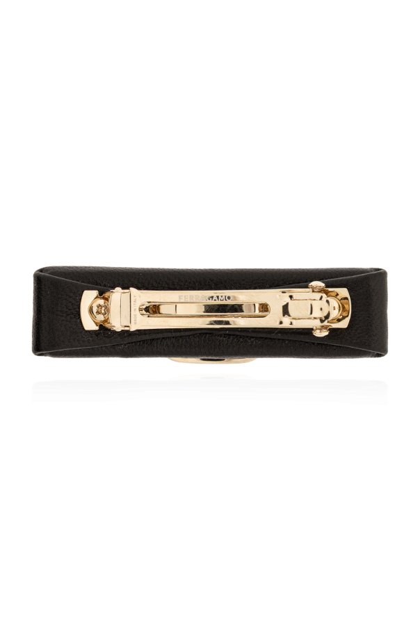FERRAGAMO Ledernes Haarklammer