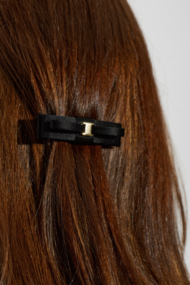 FERRAGAMO Ganchinho de cabelo acetinado