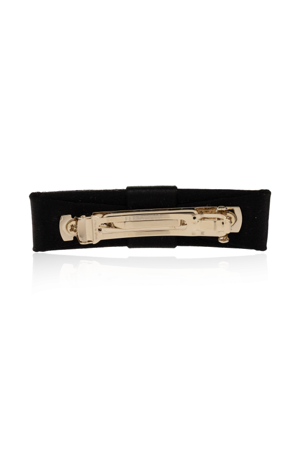 FERRAGAMO Ganchinho de cabelo acetinado
