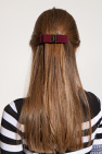 FERRAGAMO BURGUNDY Bow hair clip