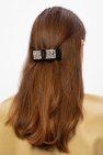 FERRAGAMO BLACK Hair clip with logo