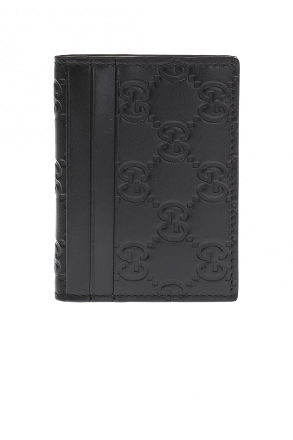 Black 'Microguccissima' Leather Card Case Gucci - Vitkac GB