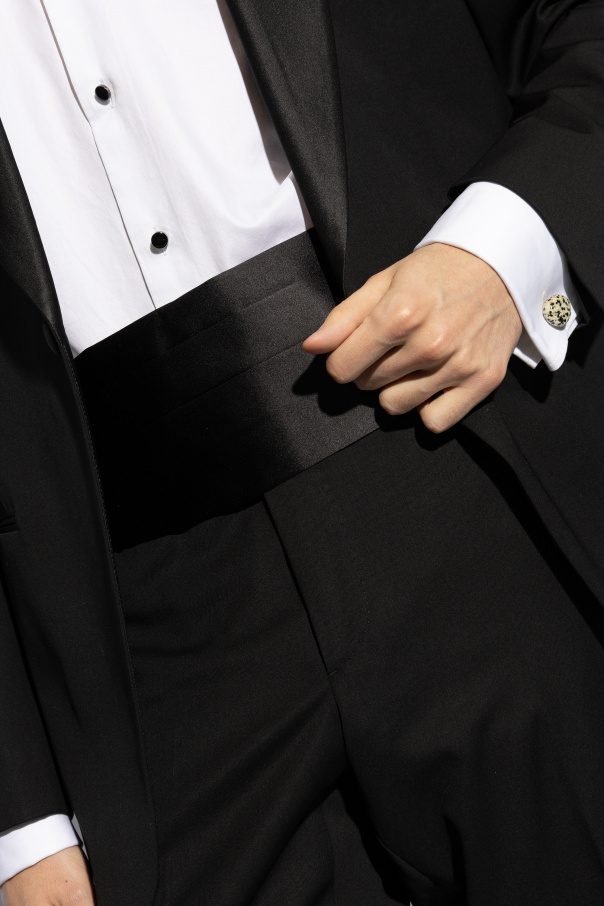 Giorgio Armani Silk tuxedo belt