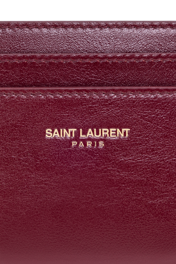 Saint Laurent Leather card holder