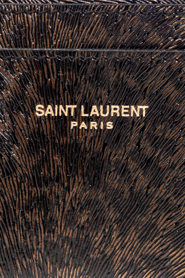 Saint Laurent Saint Laurent belted denim jacket Blau