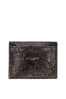 Saint Laurent Card case with animal motif