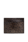 Saint Laurent Card case with animal motif