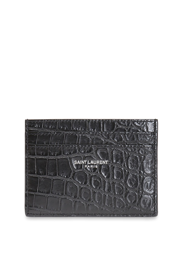 Saint Laurent Leather card case