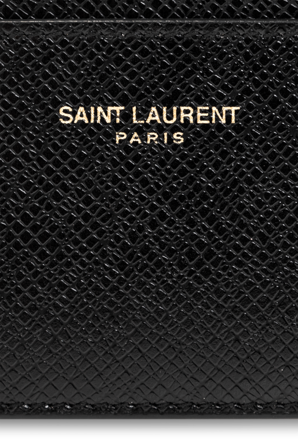 Saint Laurent Etui na karty z logo