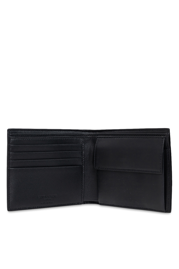 Saint Laurent Folding wallet with logo