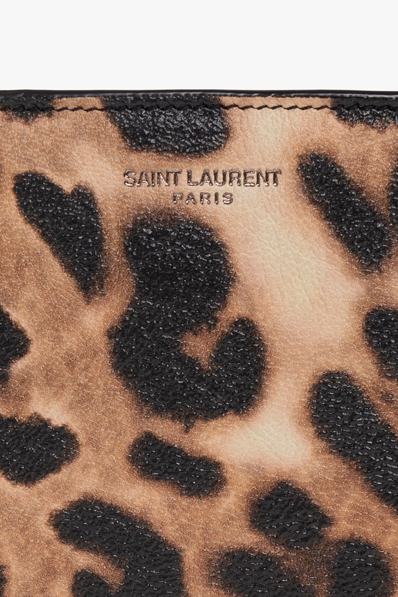 Saint Laurent Leather bifold tote