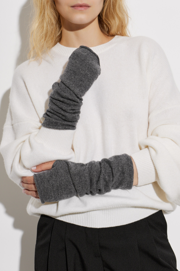 Lisa Yang Cashmere ‘Aspen’ fingerless gloves