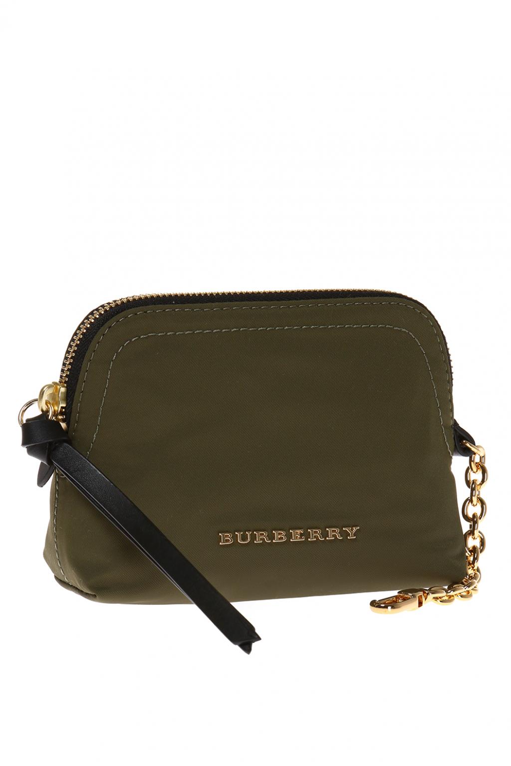 Green Metal logo wash bag Burberry - Vitkac GB