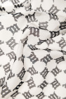 MISBHV WHITE Scarf with monogram