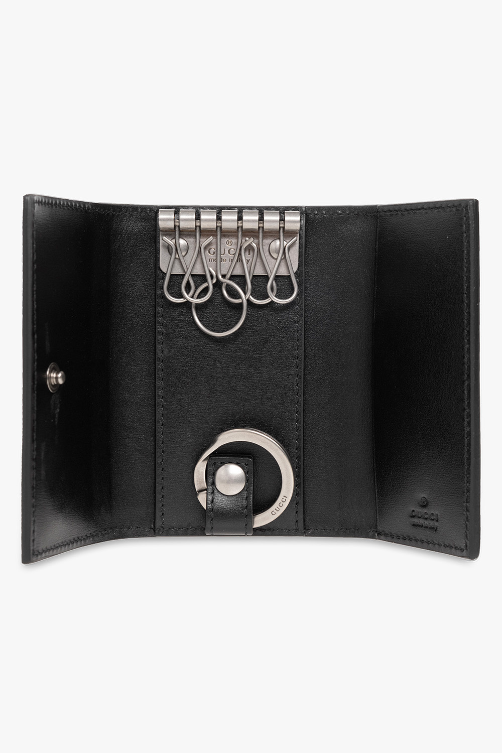 gucci detailed Leather key holder