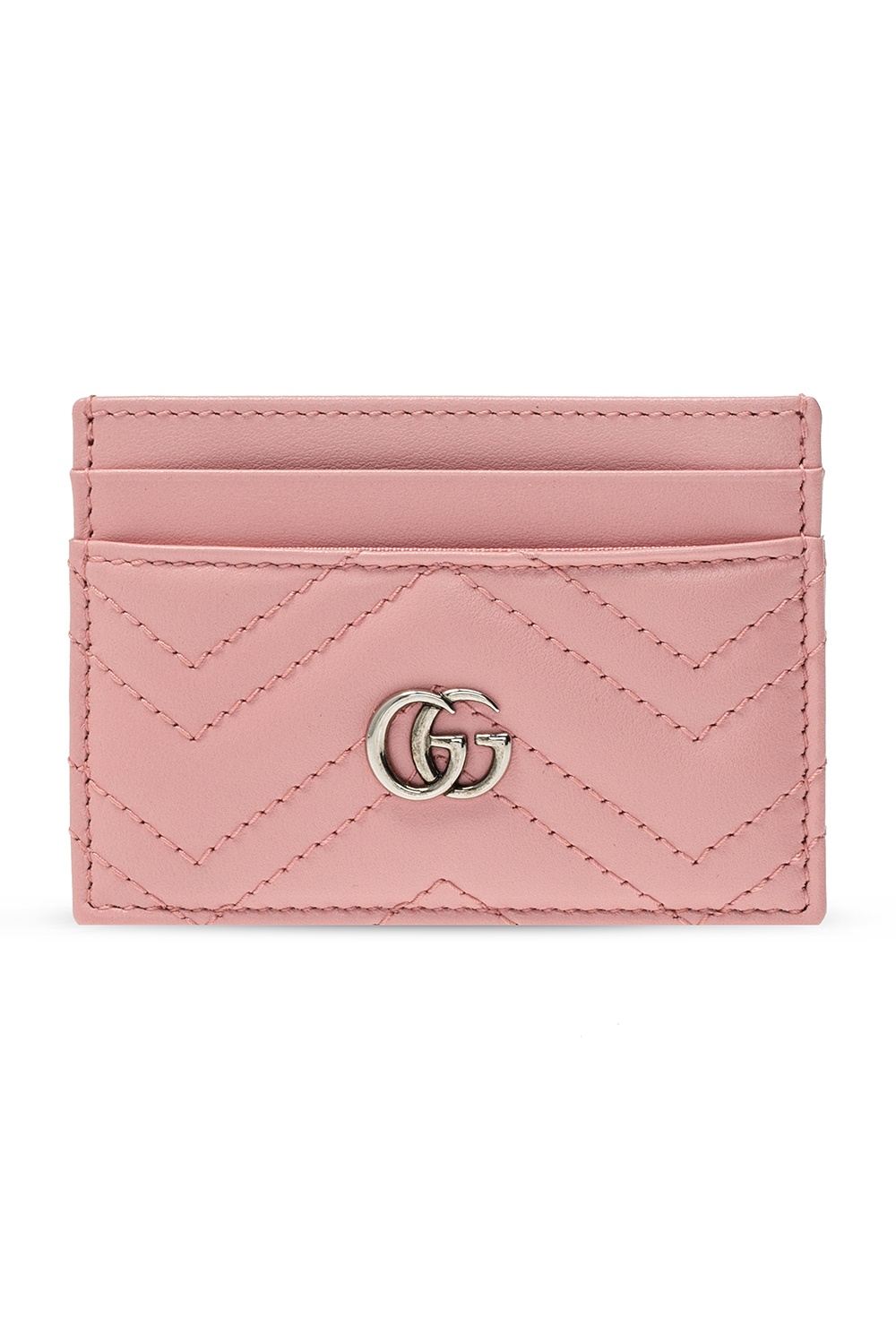 gucci marmont card case pink
