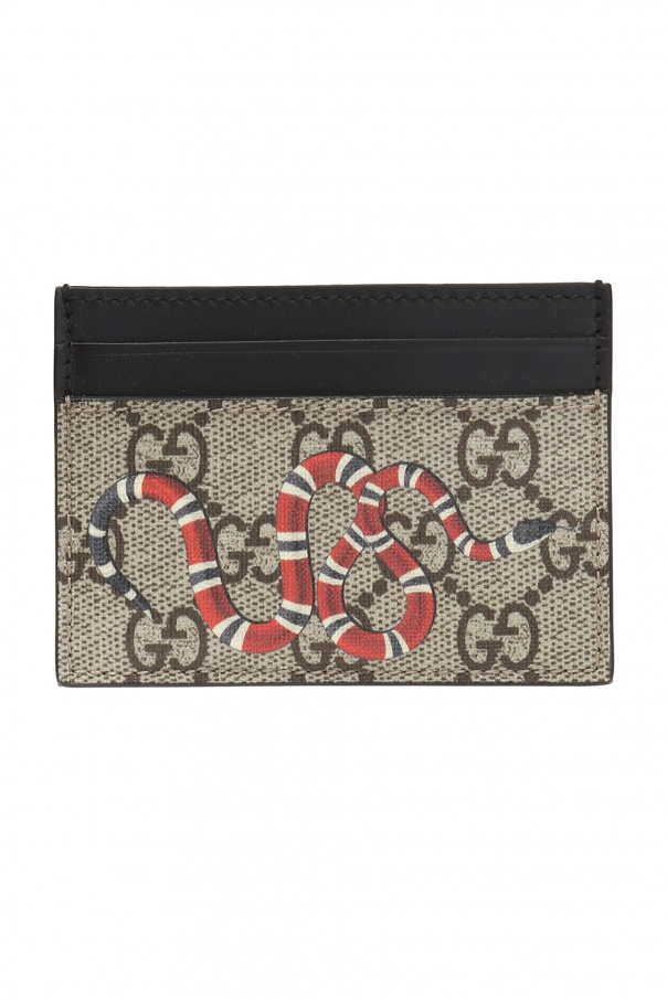 Gucci Card case with a snake motif