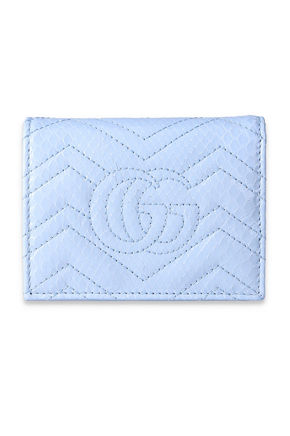 gucci pastel blue card holder