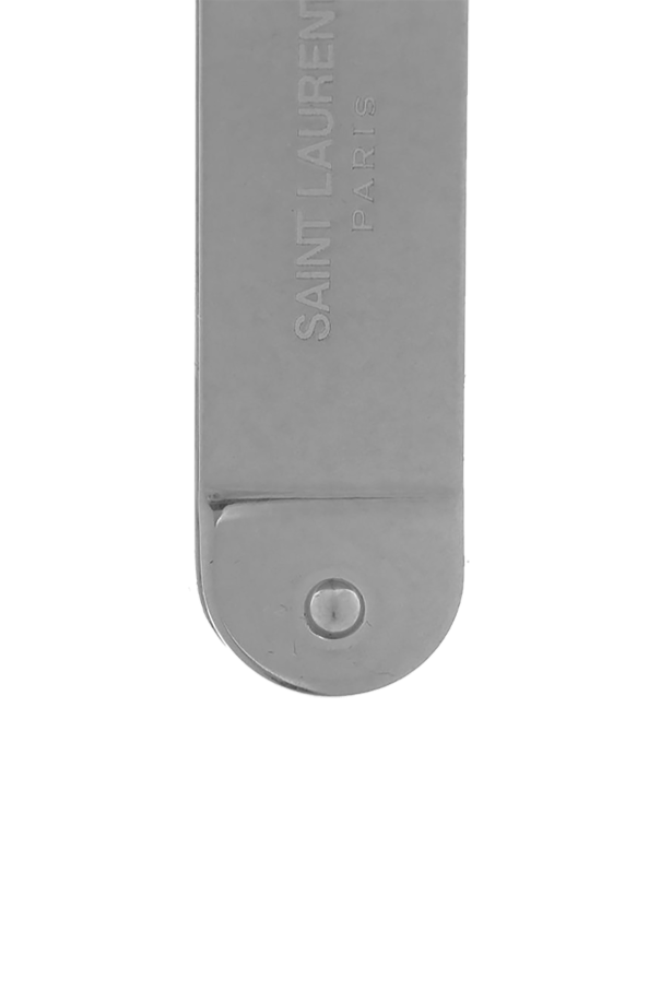Saint Laurent Logo-embossed money clip