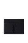 Saint Laurent BLACK Card holder with logo