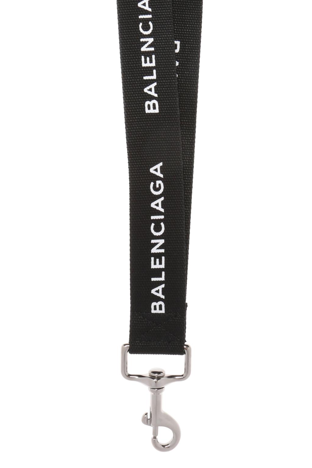 Black Printed key lanyard Balenciaga - Vitkac GB