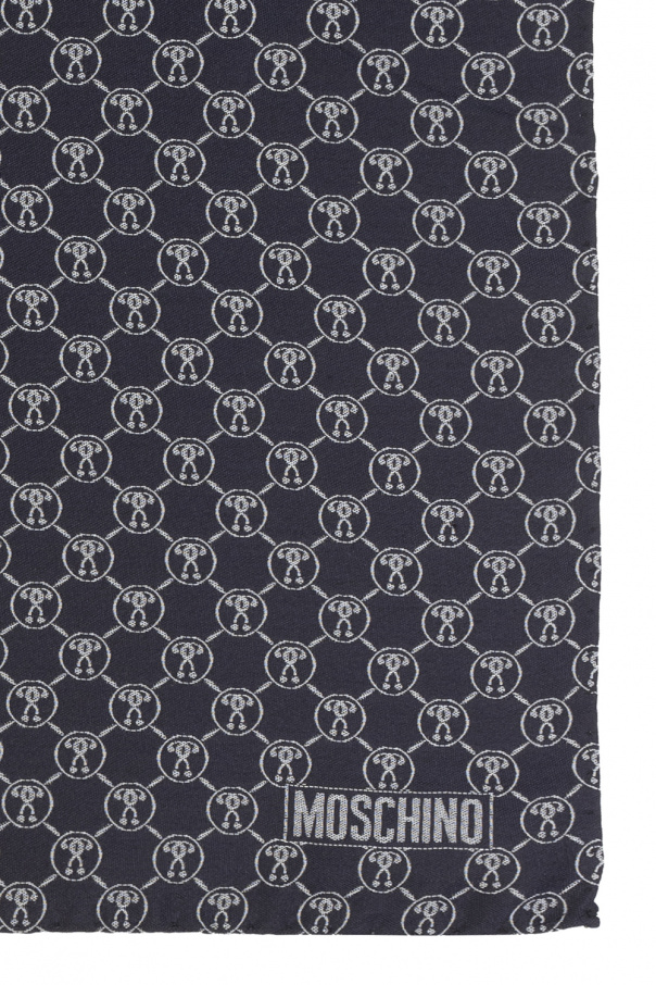 Black Silk pocket square Moschino - Vitkac France