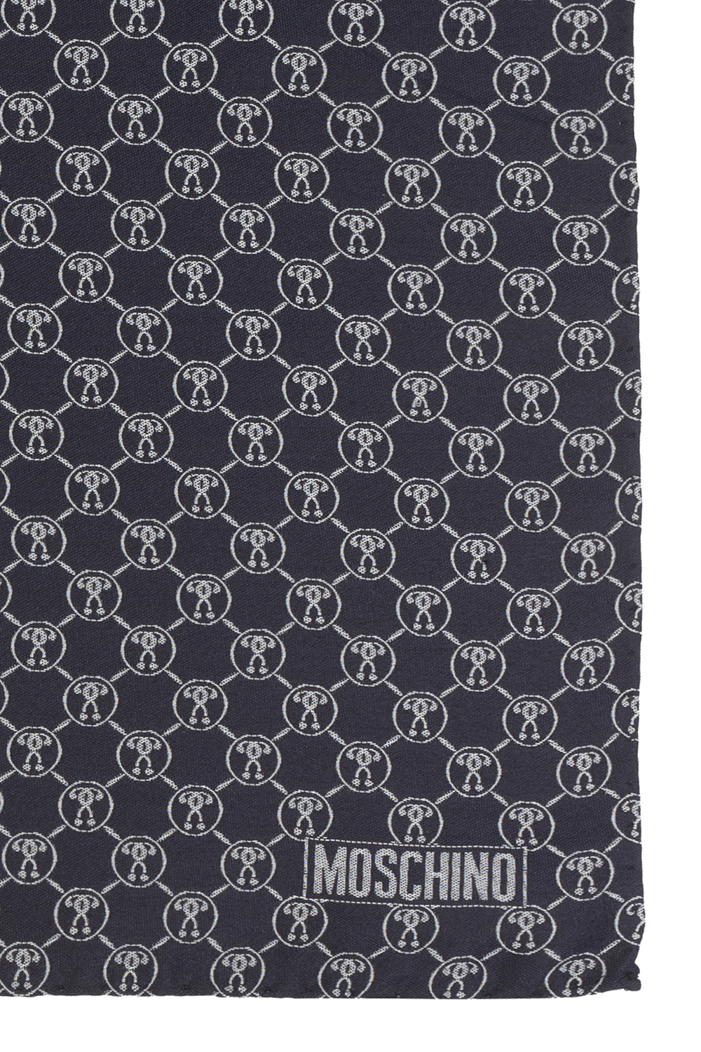 Moschino Pocket square with logo