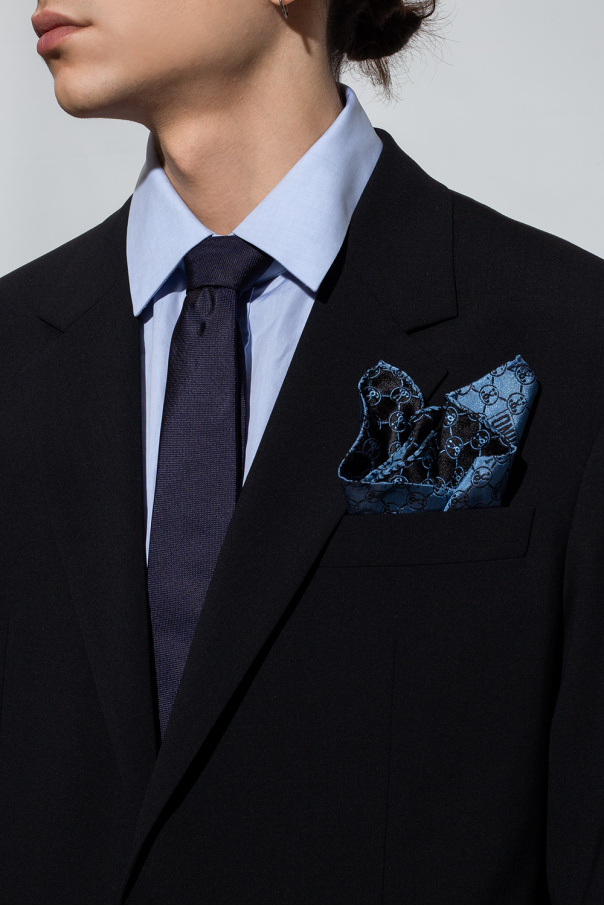 Moschino MOSCHINO POCKET SQUARE WITH LOGO