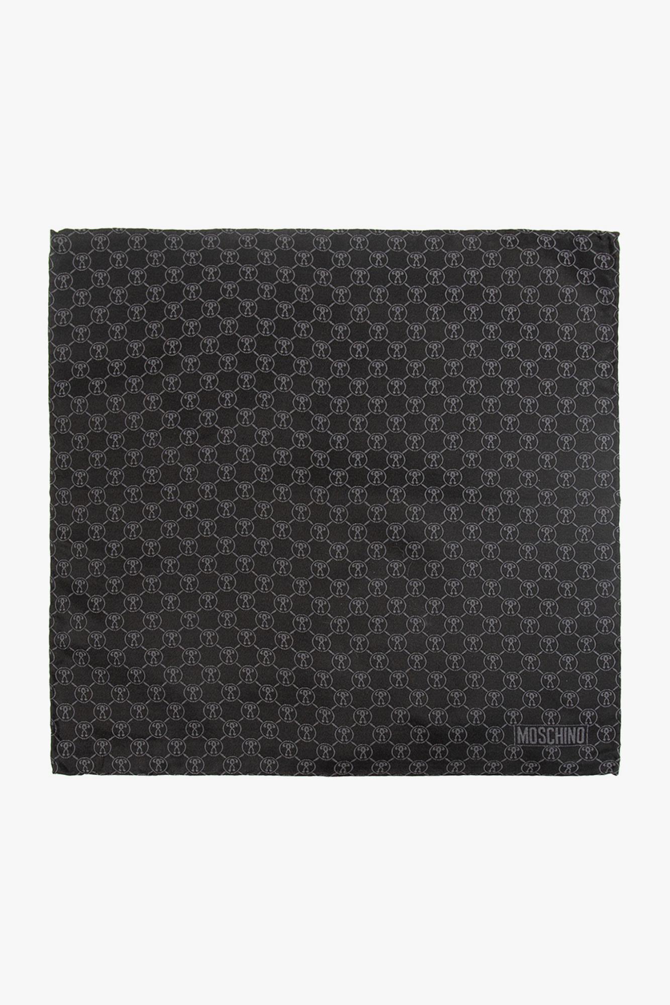 Moschino Pocket square with logo