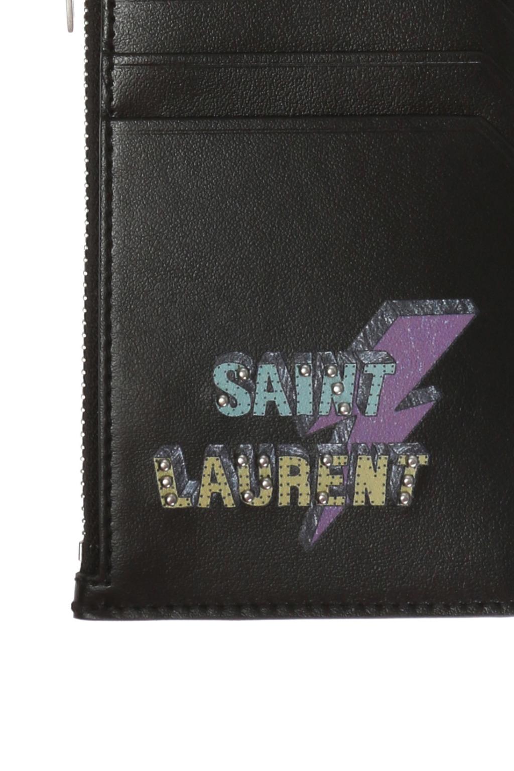 Black Credit Card Case Saint Laurent - Vitkac GB