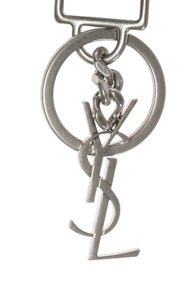 Saint Laurent Keyring with a metal logo